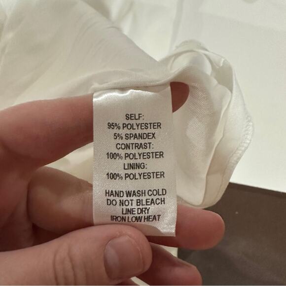 Lulus Iced Latte White Short Sleeve Tassel Shift Dress Size S - Picture 8 of 12